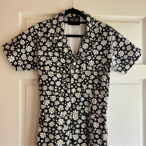 Big Bud Press black lazy daisy jumpsuit! Medium